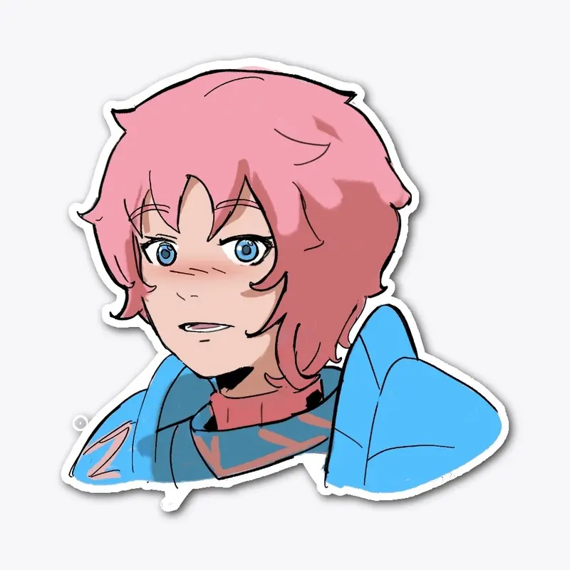 Monacht Flustered Sticker